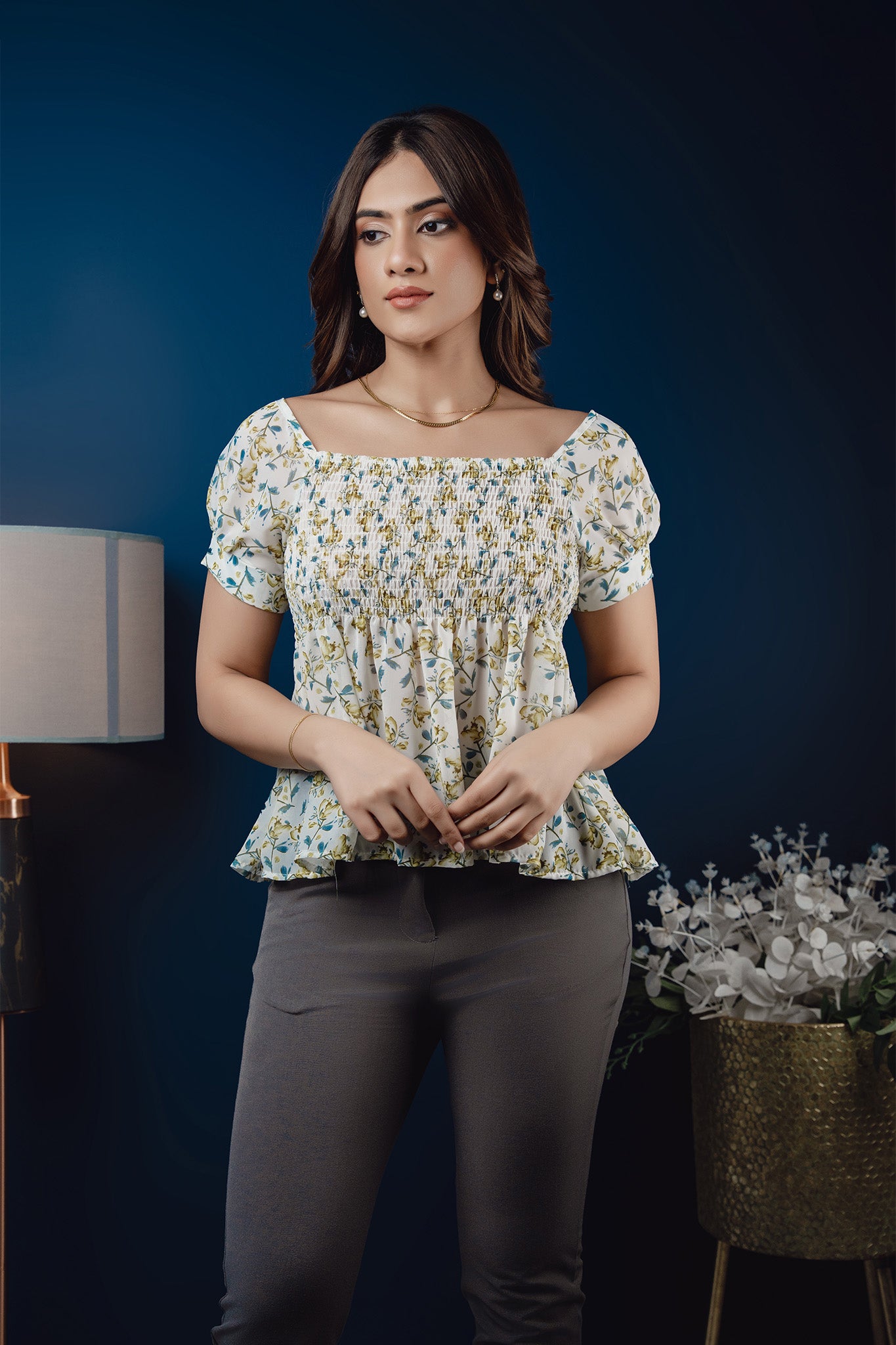 T145 | Selena Smock Top