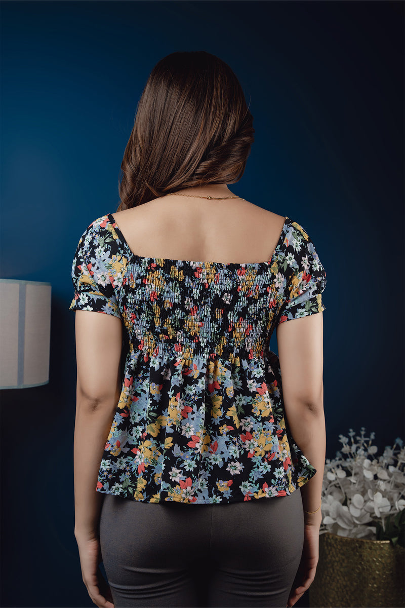 T145 l Selena Smock Top