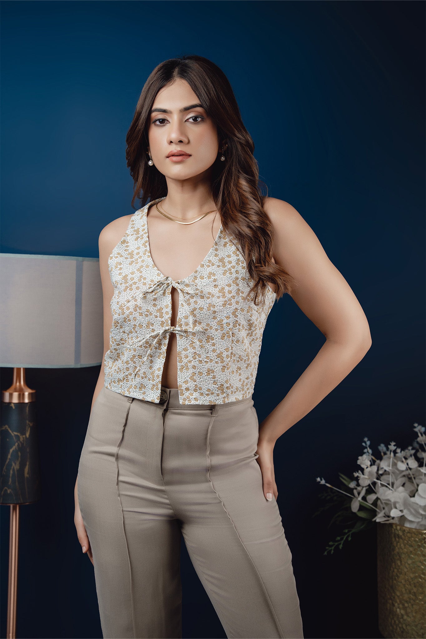 T234 | Heat Wave Halter Top