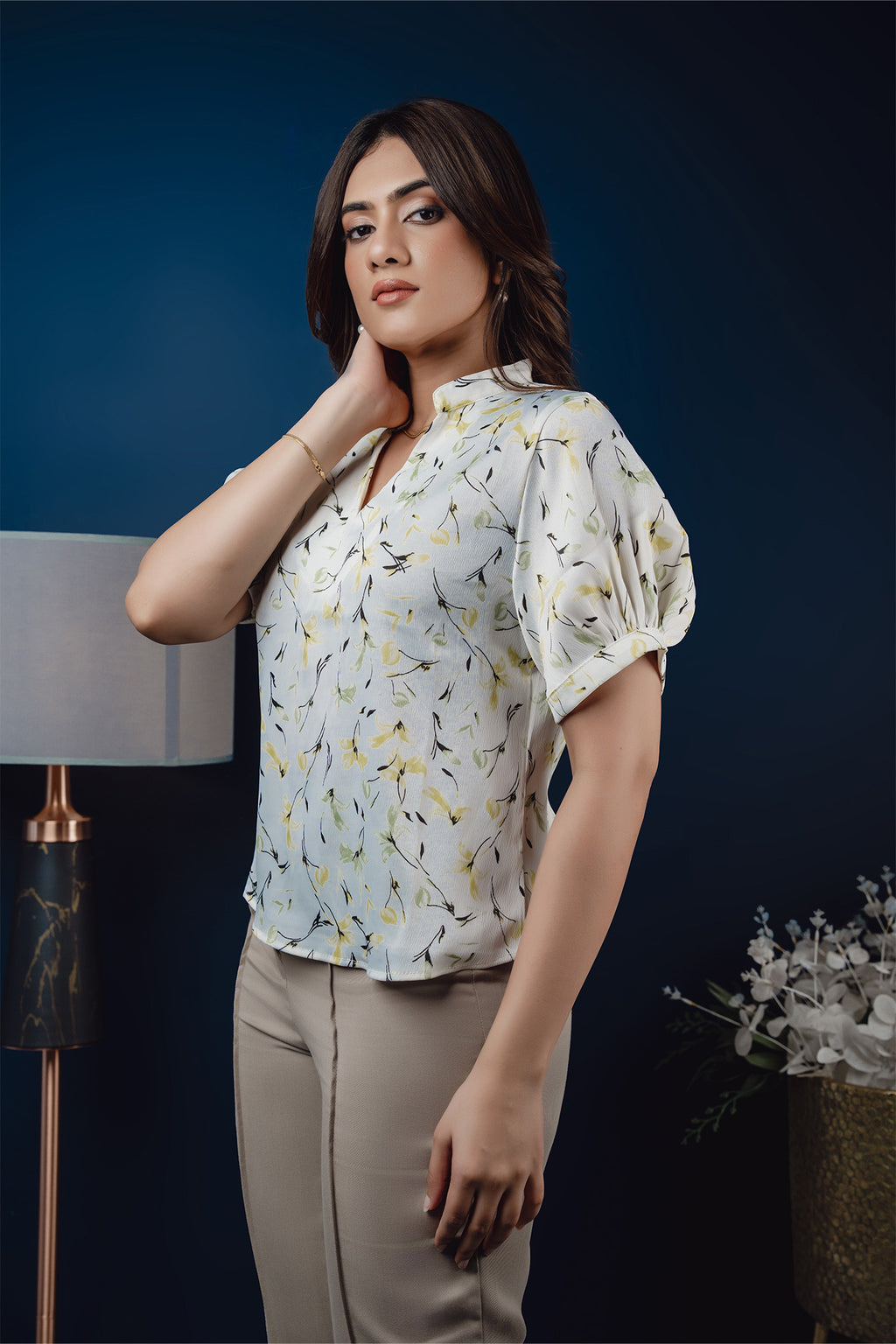 T136 | Lopez Printed Top