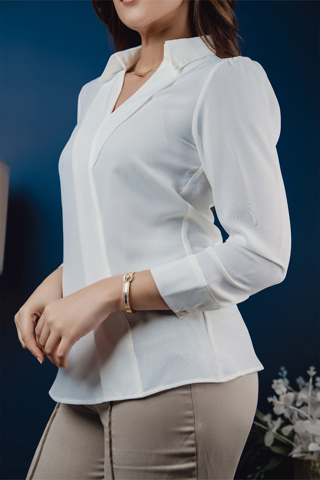 T020 | Lapel Detailed Top
