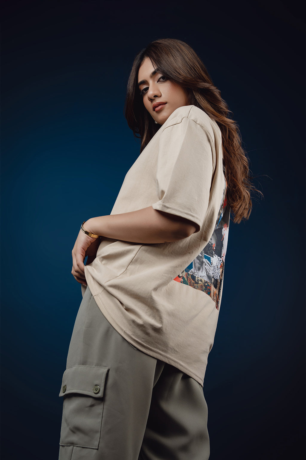 T251 | Oversize Printed T-Shirt