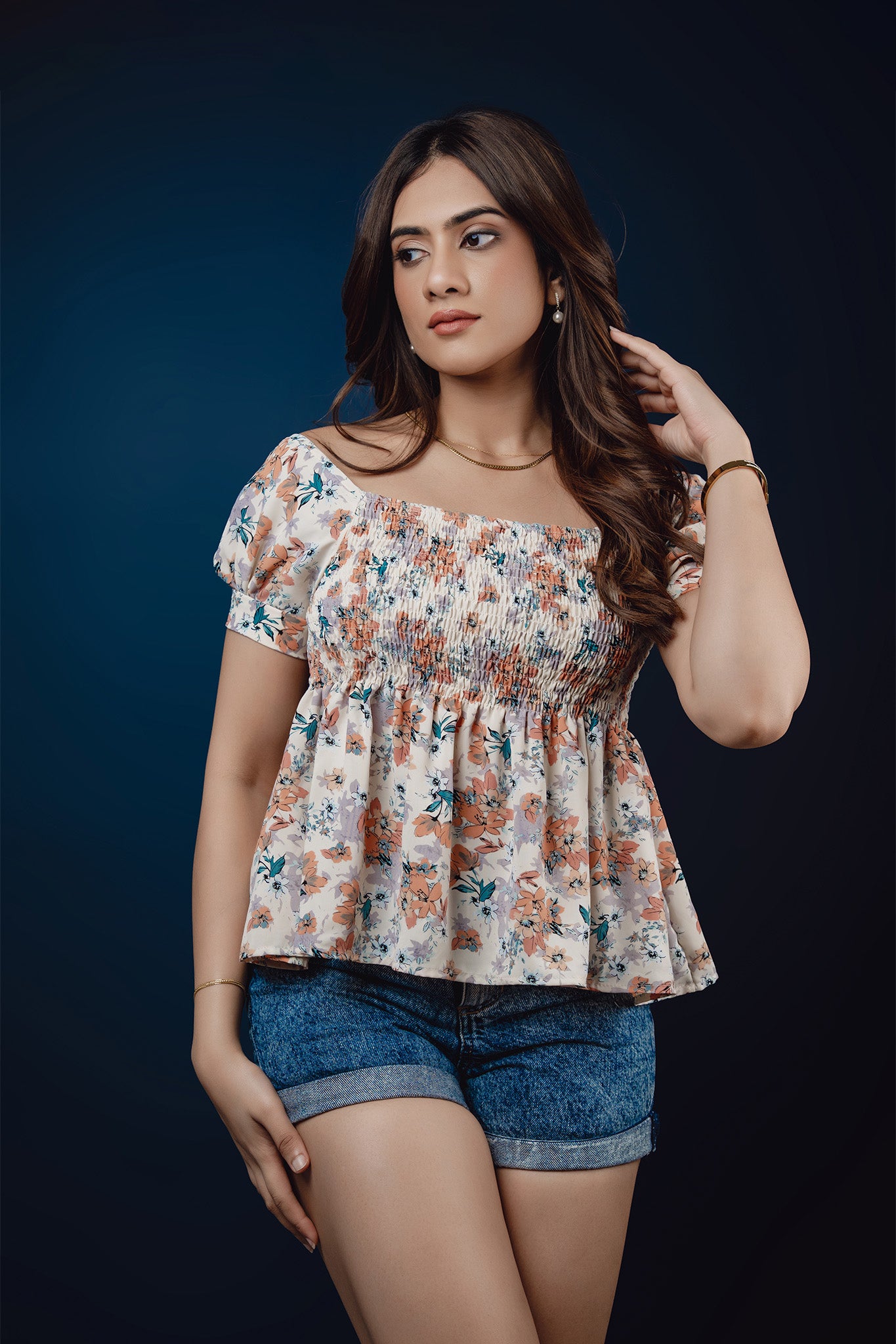 T145 | Selena Smock Top