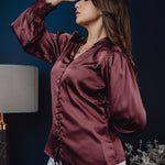 S067 l Lace Detailed Shirt - Image 3