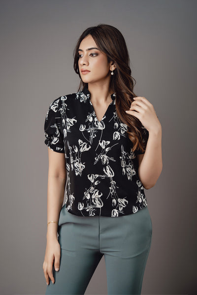 T136 l Lopez Printed Top