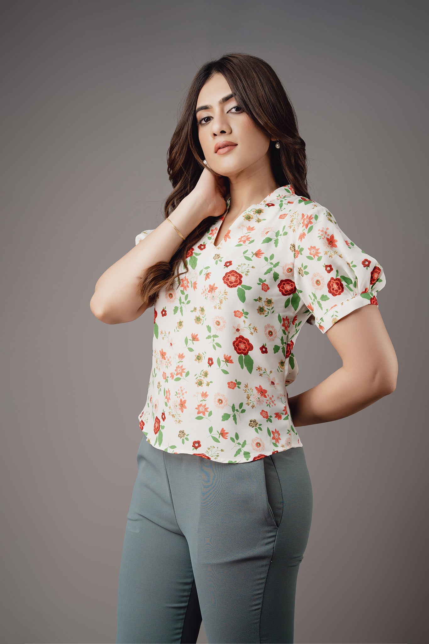 T136 | Lopez Printed Top