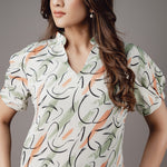 T136 l Lopez Printed Top - Image 4