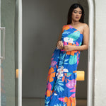 Printed One Shoulder Maxi Dress - Image 2