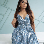 Pleated Long Dress
