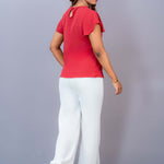 T041 | Eve Pleated Top - Image 8