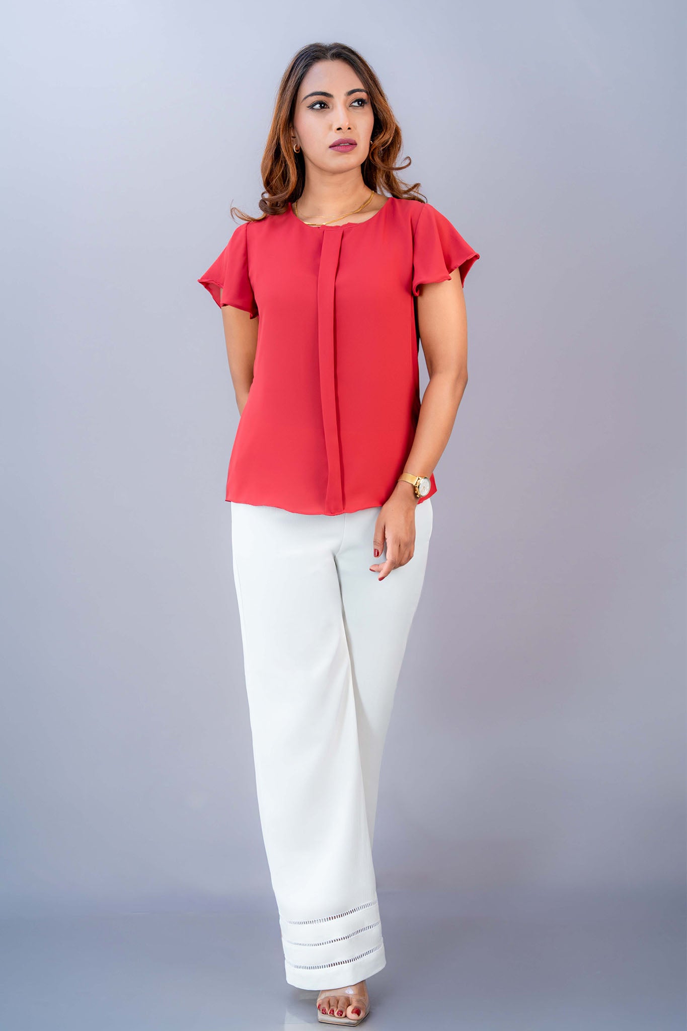 T041 | Eve Pleated Top