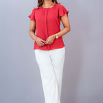 T041 | Eve Pleated Top - Image 5