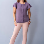 T041 | Eve Pleated Top - Image 2