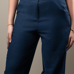P021 | Bottom Pleated Linen Pant - Image 7