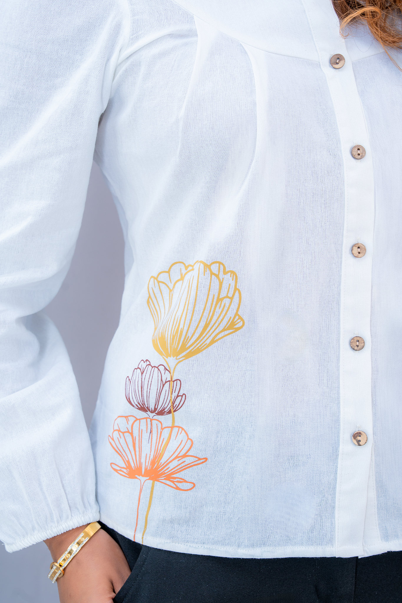 T200 | Leo Printed Shirt Top