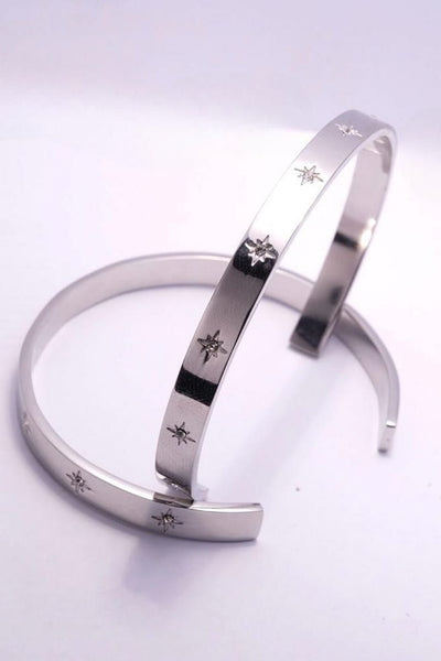 SS Cuff Bracelet Sliver