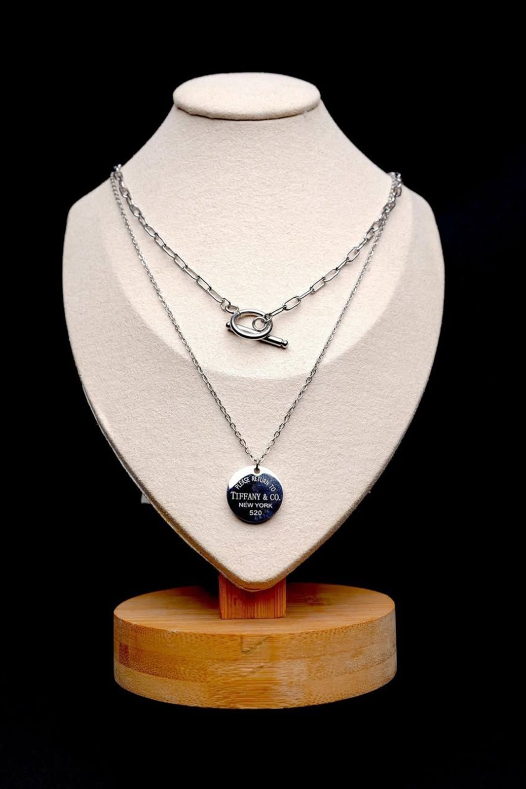 Ot Lock Necklace Sliver