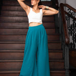 P029 l Pleated Flared Pant - Image 2