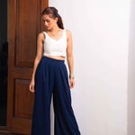 P029 l Pleated Flared Pant - Image 4