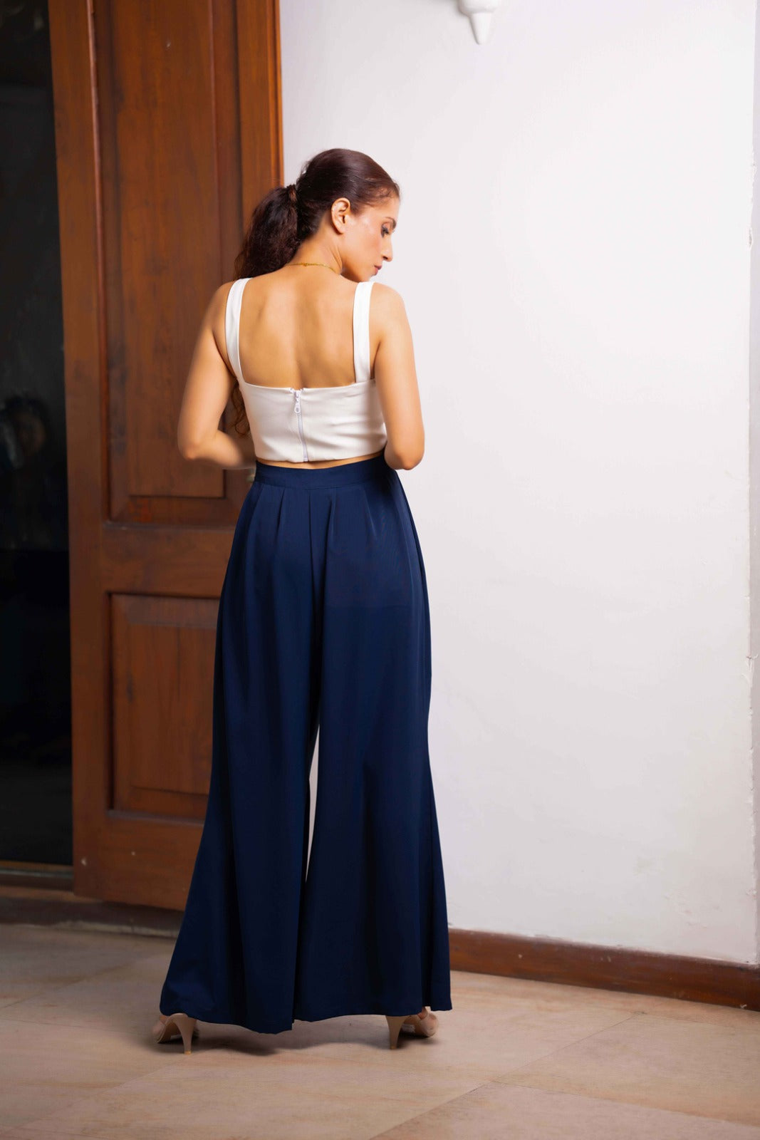 P029 | Pleated Flared Pant