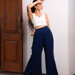 P029 l Pleated Flared Pant - Image 6