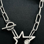 Five Pointed Star Neckless Sliver - Image 1