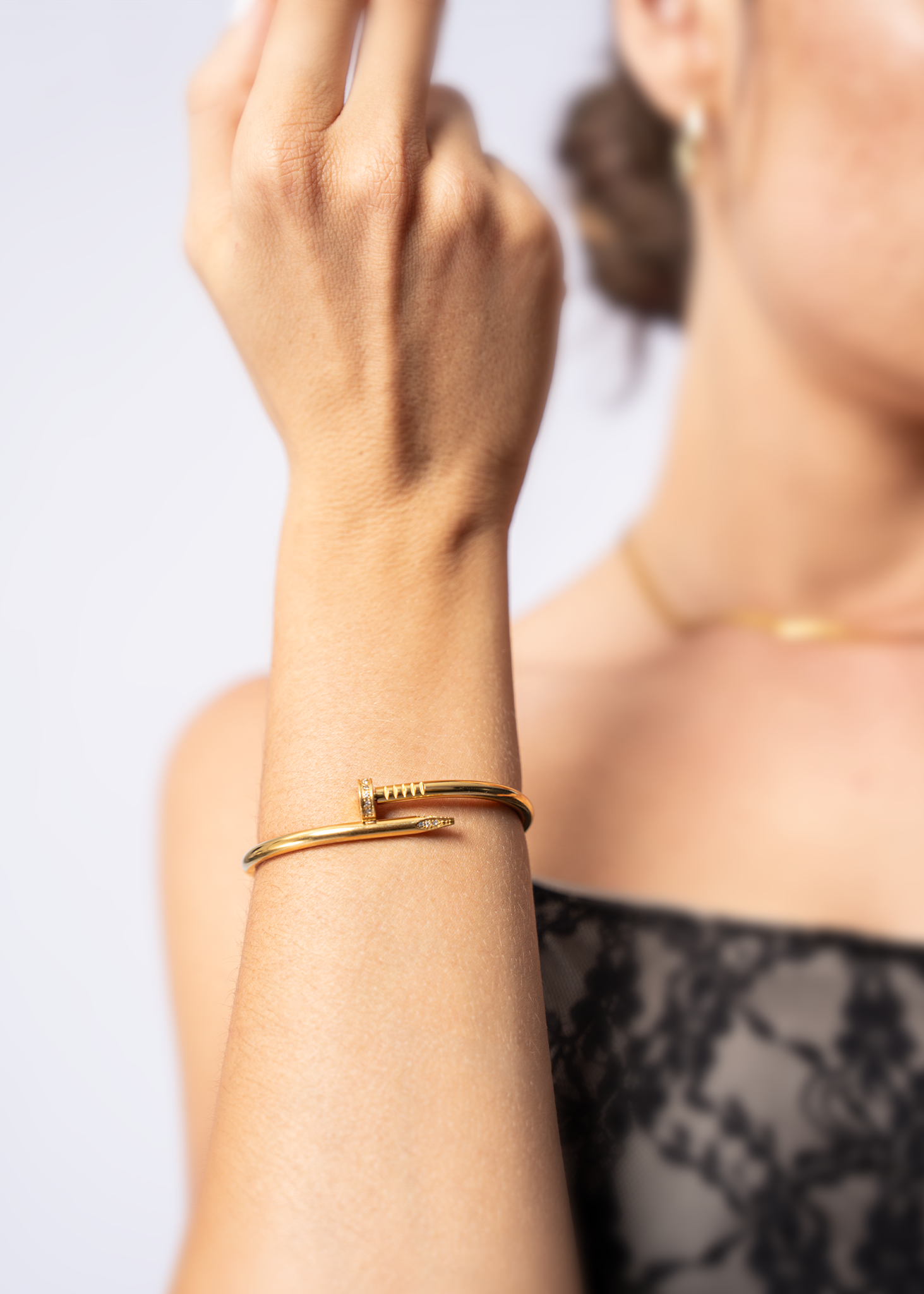 Wrapped Nail Bracelet