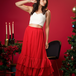 SK075 l Tripple Ruffle Skirt - Image 7