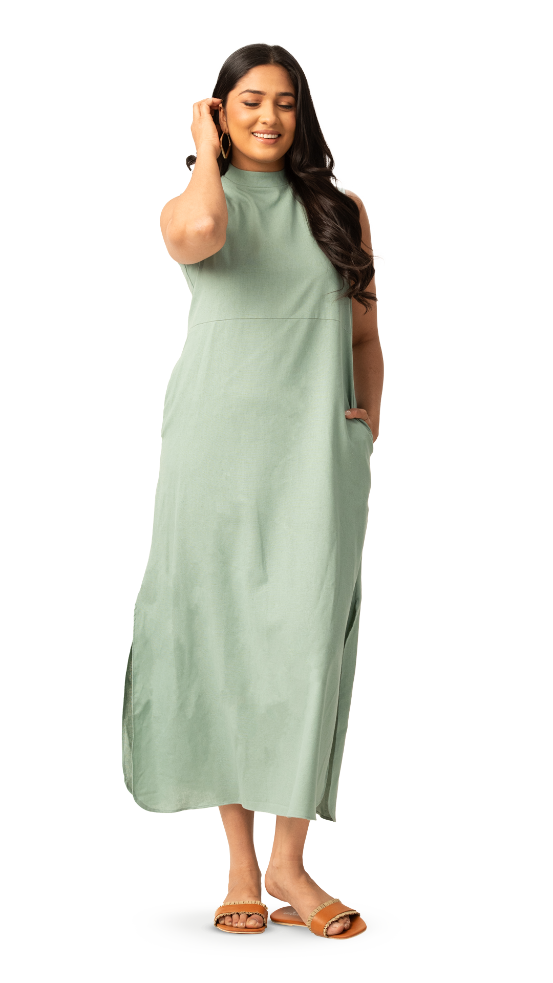 D138 | Blouson Midi Dress